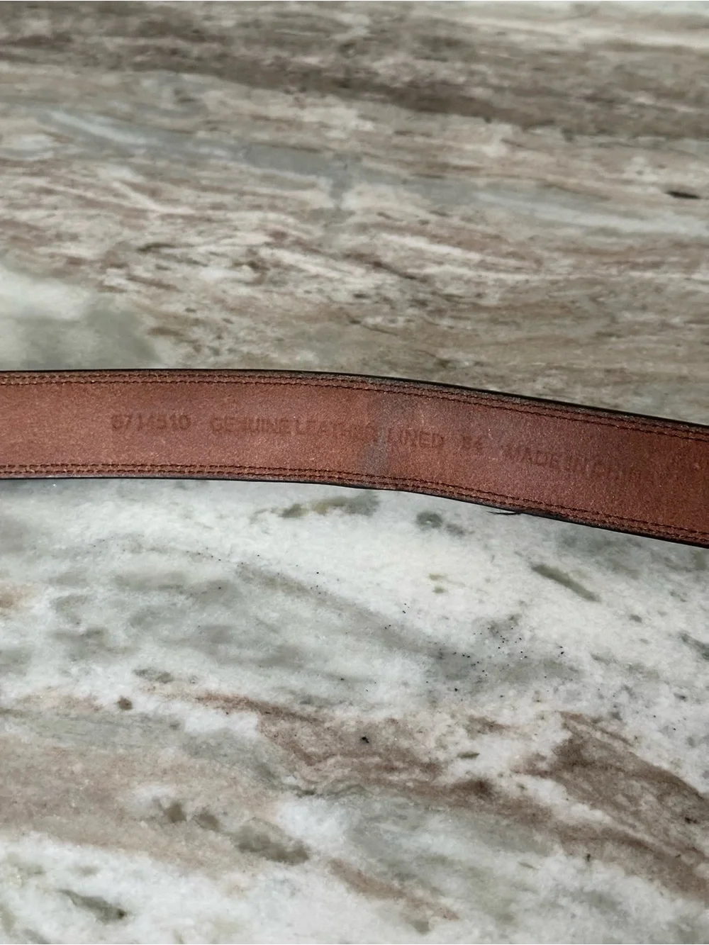 Camo brown leather